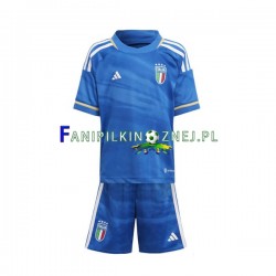 Koszulka Reprezentacji Włoch 2023 Domowa Krótkie Rękawy ,Dziecięca