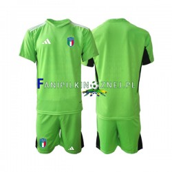 Koszulka Reprezentacji Włoch Bramkarska 2023 Domowa Krótkie Rękawy ,Dziecięca