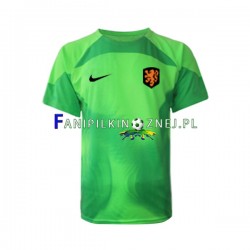 Koszulka Reprezentacji Holandii Bramkarska Mistrzostwa Świata 2022 Wyjazdowa Krótkie Rękawy ,Męska