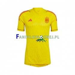 Koszulka Reprezentacji Hiszpanii Bramkarska 2022-2023 Wyjazdowa Krótkie Rękawy ,Męska