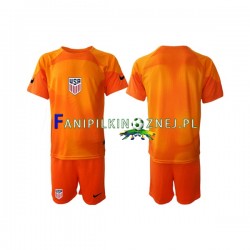 Koszulka Reprezentacji Stanów Zjednoczonych Bramkarska Mistrzostwa Świata 2022 Domowa Krótkie Rękawy ,Dziecięca