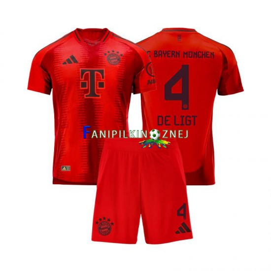 Koszulka Bayern Monachium Matthijs de Ligt 4 2024-2025 Domowa Krótkie Rękawy ,Dziecięca Koszulka Bayern Monachium Matthijs de Ligt 4 2024-2025 Domowa Krótkie Rękawy ,Dziecięca