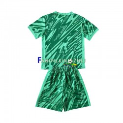 Koszulka Reprezentacji Brazylii Bramkarska 2024 Trzeci Krótkie Rękawy ,Dziecięca