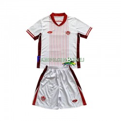 Koszulka Reprezentacji Kanady 2024 Wyjazdowa Krótkie Rękawy ,Dziecięca