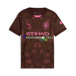 Koszulka Manchester City Bramkarska 2024-2025 Domowa Krótkie Rękawy ,Męska