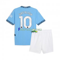 Koszulka Manchester City Jack Grealish 10 2024-2025 Domowa Krótkie Rękawy ,Dziecięca