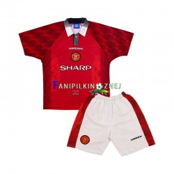 Koszulka Manchester United 1996 Retro Domowa Krótkie Rękawy ,Dziecięca