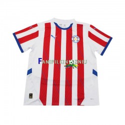 Koszulka Reprezentacji Paragwaju 2024 Domowa Krótkie Rękawy ,Męska