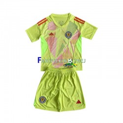 Koszulka Reprezentacji Szkocji Bramkarska ME 2024 Domowa Krótkie Rękawy ,Dziecięca