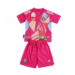 Koszulka Reprezentacji Szkocji Bramkarska ME 2024 Trzeci Krótkie Rękawy ,Dziecięca