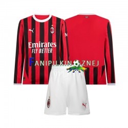Koszulka AC Milan 2024-2025 Domowa Długie Rękawy ,Dziecięca