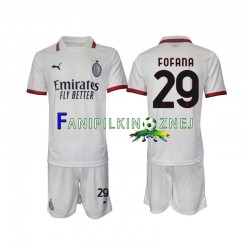 Koszulka AC Milan Fofana 29 2024-2025 Wyjazdowa Krótkie Rękawy ,Dziecięca