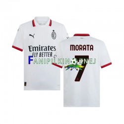 Koszulka AC Milan Morata 7 2024-2025 Wyjazdowa Krótkie Rękawy ,Męska