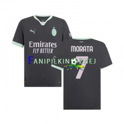 Koszulka AC Milan Morata 7 2024-2025 Trzeci Krótkie Rękawy ,Męska