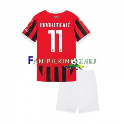 Koszulka AC Milan ibrahimovic 11 2024-2025 Domowa Krótkie Rękawy ,Dziecięca