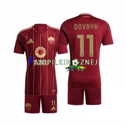 Koszulka AS Roma Artem Dovbyk 11 2024-2025 Domowa Krótkie Rękawy ,Dziecięca