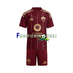 Koszulka AS Roma 2024-2025 Domowa Krótkie Rękawy ,Dziecięca