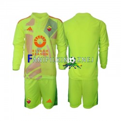 Koszulka AS Roma Bramkarska 2024-2025 Wyjazdowa Długie Rękawy ,Dziecięca