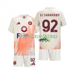 Koszulka AS Roma Stephan El Shaarawy 92 2024-2025 Wyjazdowa Krótkie Rękawy ,Dziecięca
