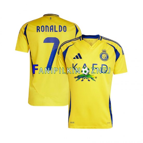 Koszulka Al Nassr Cristiano Ronaldo 7 2024-2025 Domowa Krótkie Rękawy ,Męska Koszulka Al Nassr Cristiano Ronaldo 7 2024-2025 Domowa Krótkie Rękawy ,Męska