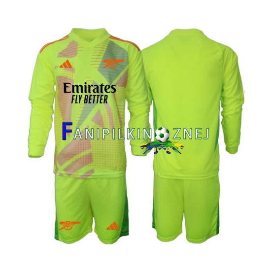 Koszulka Arsenal Bramkarska 2024-2025 Domowa Długie Rękawy ,Dziecięca Koszulka Arsenal Bramkarska 2024-2025 Domowa Długie Rękawy ,Dziecięca