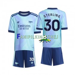 Koszulka Arsenal Sterling 30 2024-2025 Trzeci Krótkie Rękawy ,Dziecięca