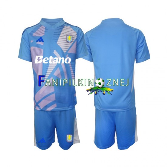 Koszulka Aston Villa Niebieski Bramkarska 2024-2025 Trzeci Krótkie Rękawy ,Dziecięca Koszulka Aston Villa Niebieski Bramkarska 2024-2025 Trzeci Krótkie Rękawy ,Dziecięca
