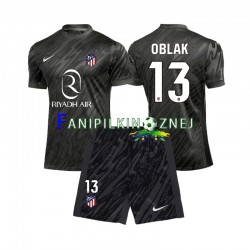 Koszulka Atlético Madryt Jan Oblak 13 Bramkarska 2024-2025 Domowa Krótkie Rękawy ,Dziecięca