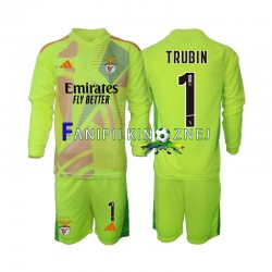Koszulka Benfica Anatolij Trubin 1 Bramkarska 2024-2025 Domowa Długie Rękawy ,Dziecięca