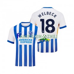 Koszulka Brighton Hove Albion WELBECK 18 2024-2025 Domowa Krótkie Rękawy ,Męska