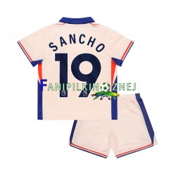 Koszulka Chelsea Jadon Sancho 19 2024-2025 Wyjazdowa Krótkie Rękawy ,Dziecięca