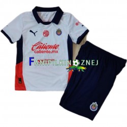 Koszulka Deportivo Guadalajara 2024-2025 Wyjazdowa Krótkie Rękawy ,Dziecięca