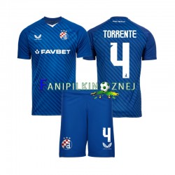Koszulka Dinamo Zagreb Torrente 4 2024-2025 Domowa Krótkie Rękawy ,Dziecięca