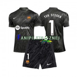 Koszulka FC Barcelona Ter Stegen 1 Bramkarska 2024-2025 Trzeci Krótkie Rękawy ,Dziecięca