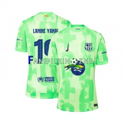 Koszulka FC Barcelona LAMINE YAMAL 19 UCL Font 2024-2025 Trzeci Krótkie Rękawy ,Męska