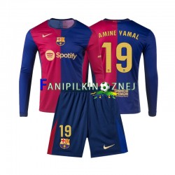 Koszulka FC Barcelona Lamine Yamal 19 2024-2025 Domowa Długie Rękawy ,Dziecięca