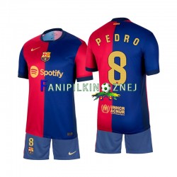 Koszulka FC Barcelona Pedro 8 2024-2025 Domowa Krótkie Rękawy ,Dziecięca