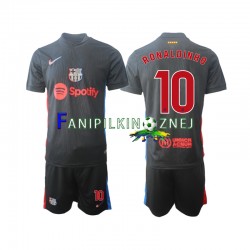 Koszulka FC Barcelona Ronaldinho 10 2024-2025 Wyjazdowa Krótkie Rękawy ,Dziecięca