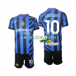 Koszulka Inter Mediolan Lautaro 10 2024-2025 Domowa Krótkie Rękawy ,Dziecięca