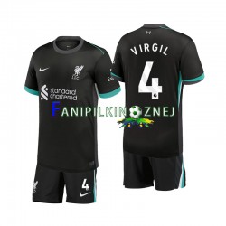Koszulka Liverpool Virgil 4 2024-2025 Wyjazdowa Krótkie Rękawy ,Dziecięca