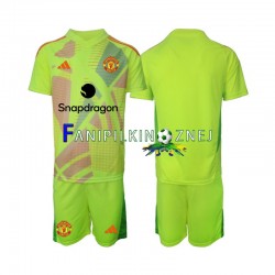 Koszulka Manchester United Bramkarska 2024-2025 Wyjazdowa Krótkie Rękawy ,Dziecięca