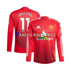 Koszulka Manchester United Rasmus Hojlund 11 2024-2025 Domowa Długie Rękawy ,Męska