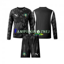 Koszulka Reprezentacji Maroka Bramkarska 2024 Trzeci Długie Rękawy ,Dziecięca