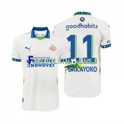 Koszulka PSV Eindhoven Johan Bakayoko 11 2024-2025 Wyjazdowa Krótkie Rękawy ,Męska