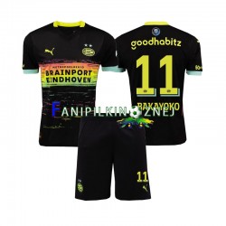 Koszulka PSV Eindhoven Johan Bakayoko 11 2024-2025 Wyjazdowa Krótkie Rękawy ,Dziecięca