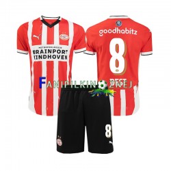 Koszulka PSV Eindhoven Sergino Dest 8 2024-2025 Domowa Krótkie Rękawy ,Dziecięca