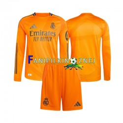 Koszulka Real Madryt 2024-2025 Wyjazdowa Długie Rękawy ,Dziecięca