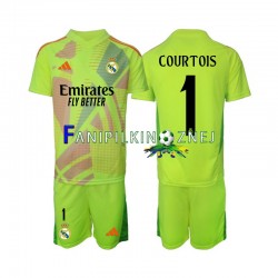 Koszulka Real Madryt COURTOIS 1 Bramkarska 2024-2025 Czwarty Krótkie Rękawy ,Dziecięca