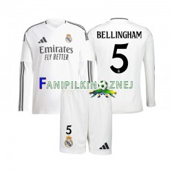 Koszulka Real Madryt Jude Bellingham 5 2024-2025 Domowa Długie Rękawy ,Dziecięca