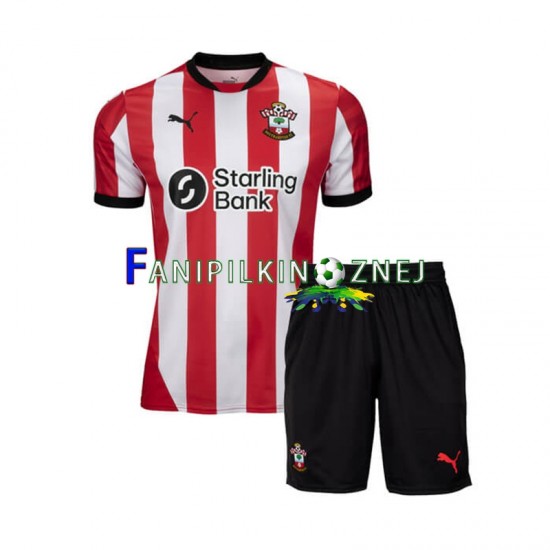 Koszulka Southampton 2024-2025 Domowa Krótkie Rękawy ,Dziecięca Koszulka Southampton 2024-2025 Domowa Krótkie Rękawy ,Dziecięca